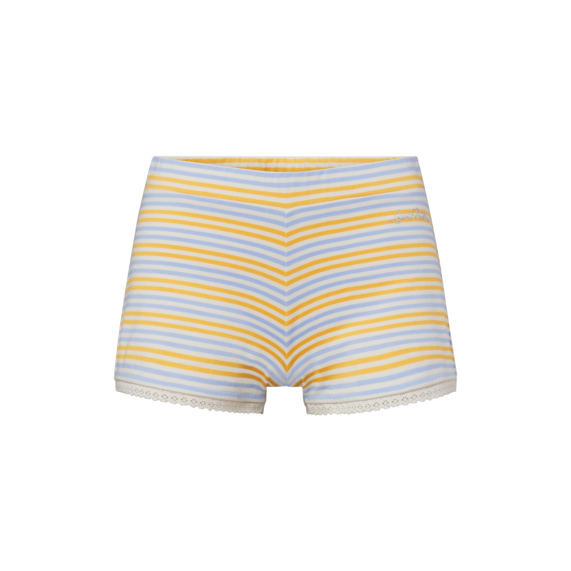 Striped Jersey Mini Shorts - Women - Ready-to-Wear | LOUIS VUITTON ®